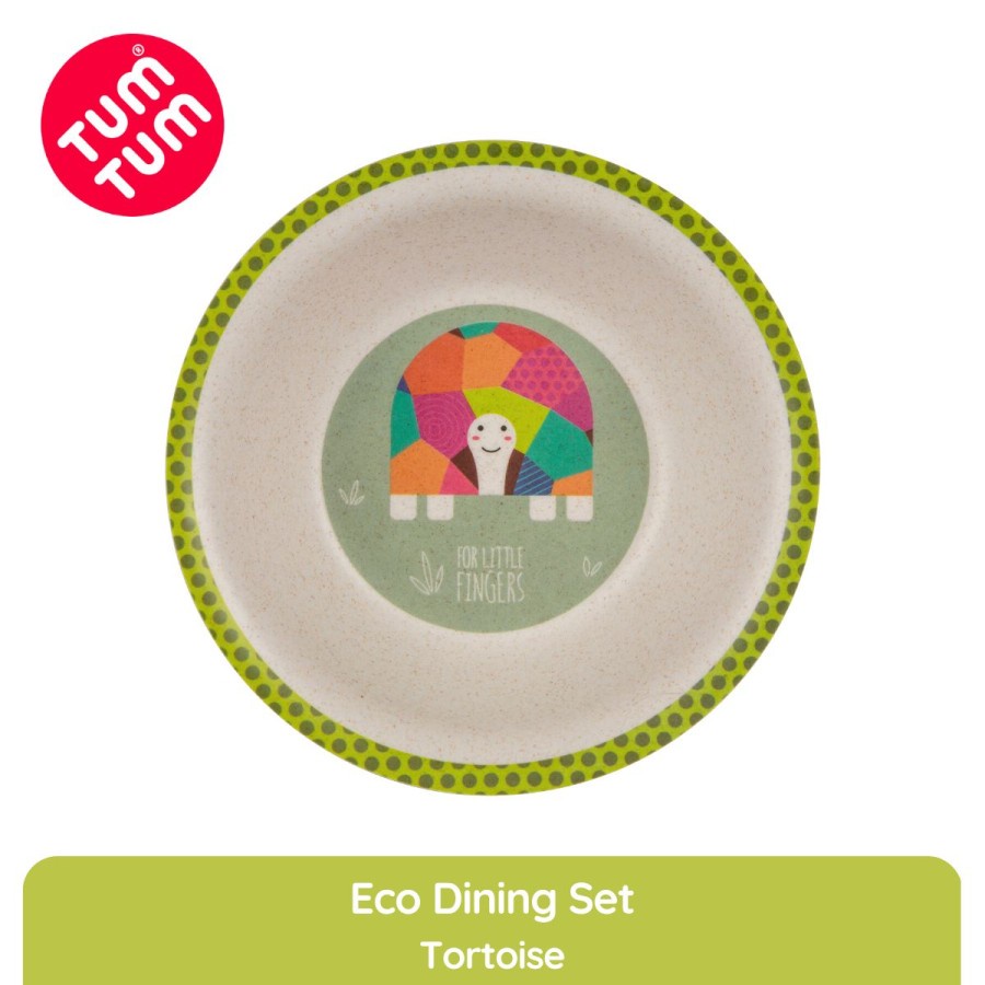 Tum Tum Eco Dining Set Tortoise | Peralatan Makan