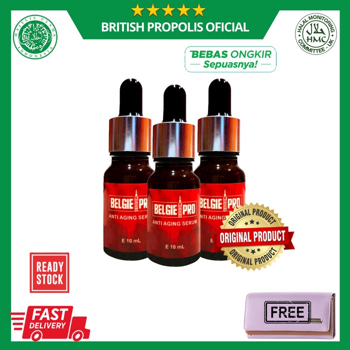 SERUM WAJAH ANTI AGING BELGIE PRO FACE SERUM ORIGINAL PAKET 3 BOTOL