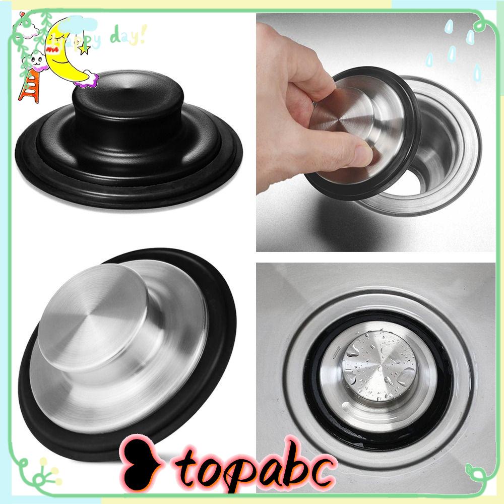TOP Steker Wastafel Air Perlengkapan Kamar Mandi Tahan Lama Penutup Saluran Air Anti Bocor Bulat