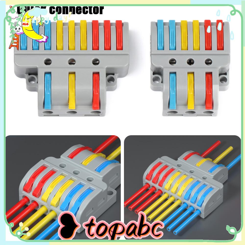 TOP Quick Wire Connector LT-633 933kabel Universal Lampu Led Push-in Conductor