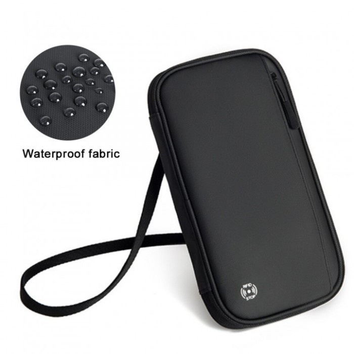 83 ROCKWARE Travel Passpor Wallet Document Organizer Sling Bag With RFID