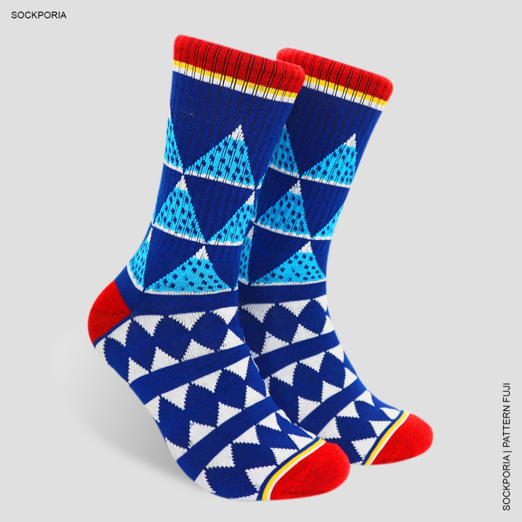 Kaos Kaki Motif Tribal - Fuji