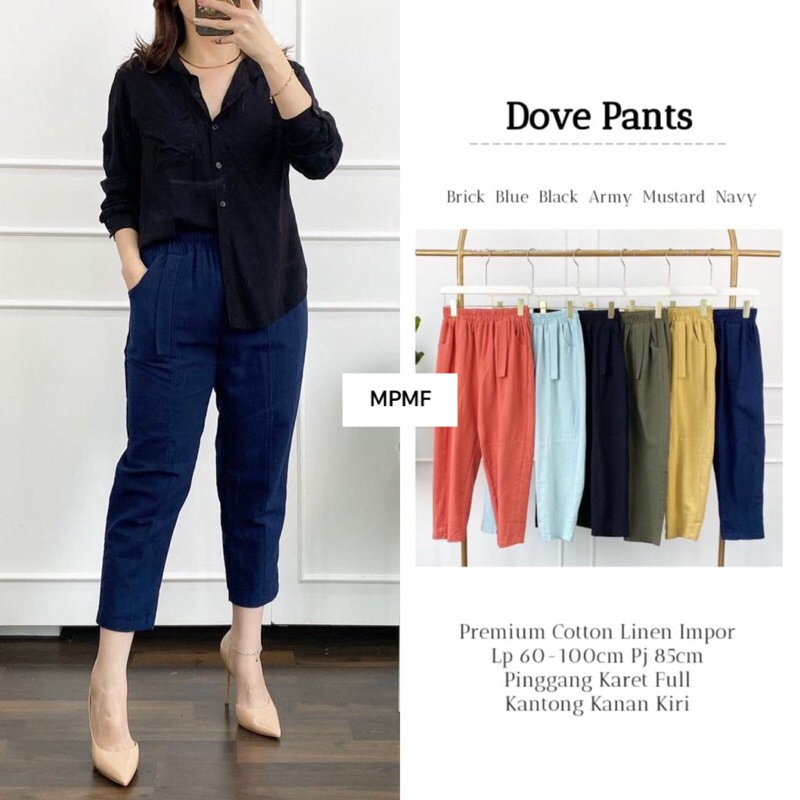 DOVE PANT ORI MPMF | Lp60-100 Premium Cotton Linen Impor