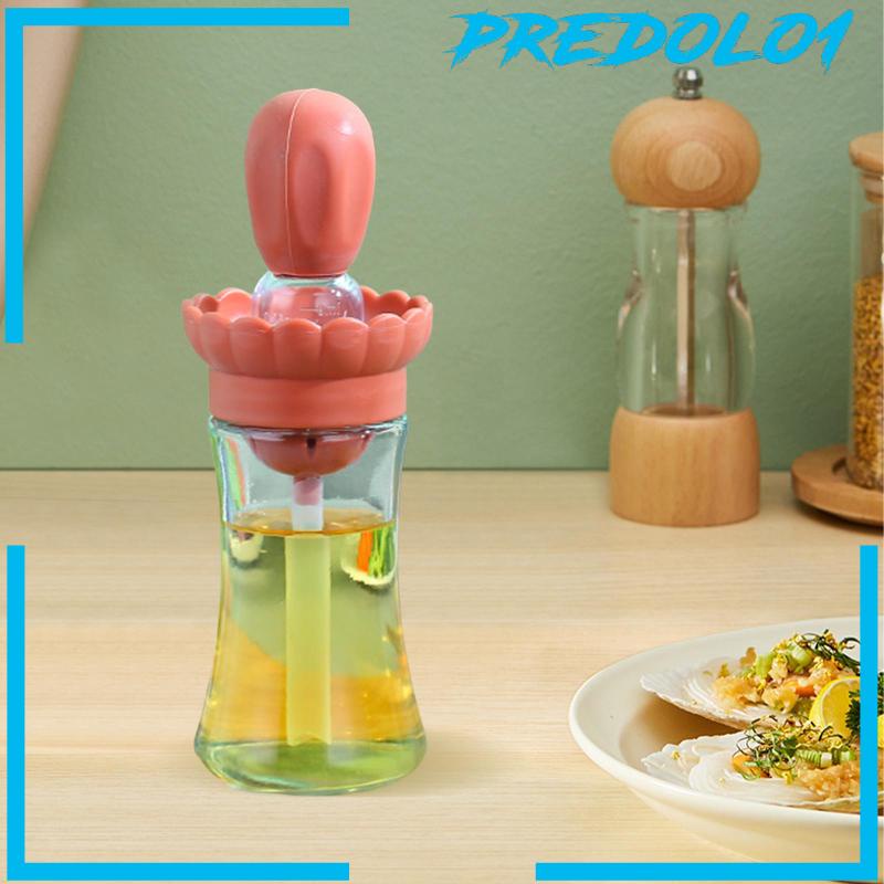 [Predolo1] Sprayer Minyak Goreng 6oz Dispenser Saus Portable Untuk Camping Piknik Baking Merah