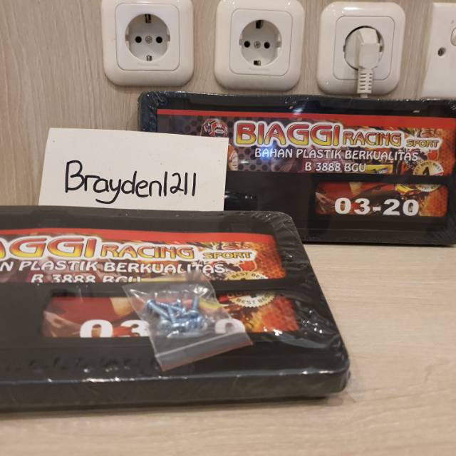 COVER PLAT NOMOR MOTOR - BINGKAI PLAT NOMOR - PLAT NOMOR ORI- RUMAH PLAT NOMOR MOTOR