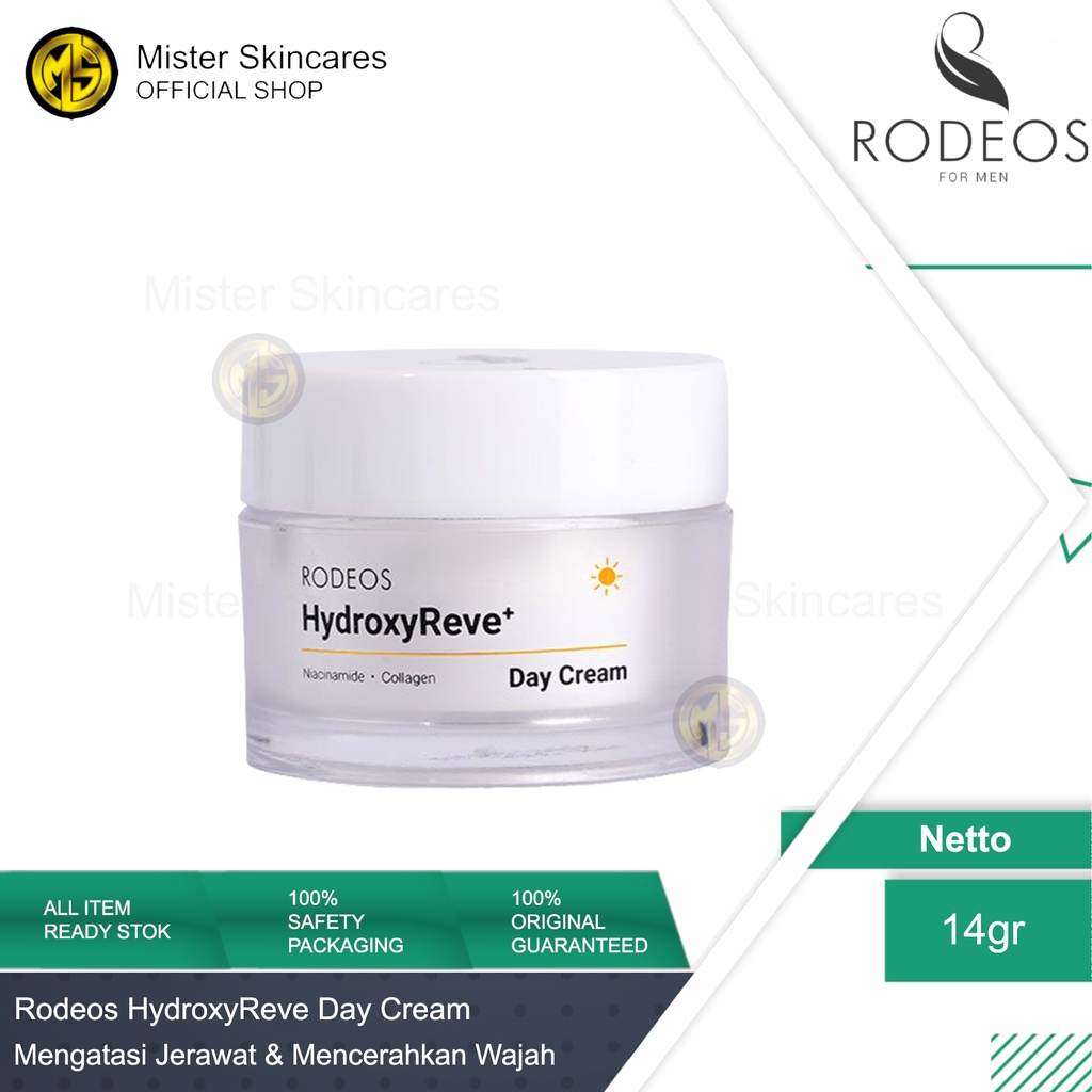 Rodeos HydroxyReve+ Day Cream Niacinamide Collagen 14gr