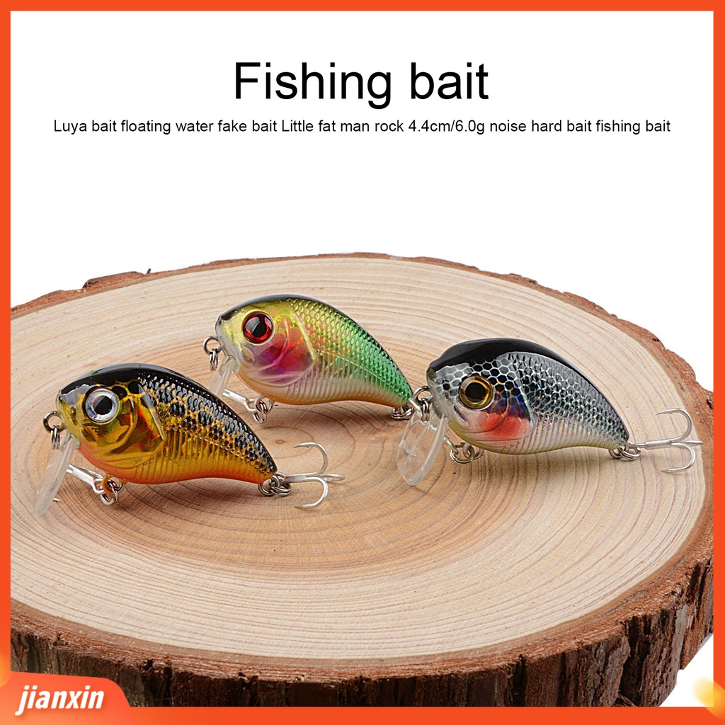 (In Stock) 4.4cm /6g Umpan Bionic Tajam Kait Simulasi Realistis Reflektif Angling Plastik Penggemuk Kecil Mengambang Batu Umpan Memancing Luar Ruangan