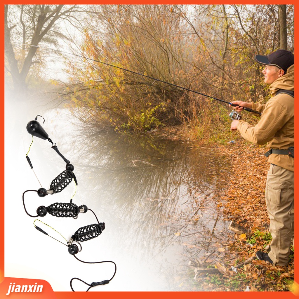 (In Stock) String Hook Ringan Mudah Dibawa Tahan Lama Memancing Musim Semi Karper Feeder Untuk Outdoor