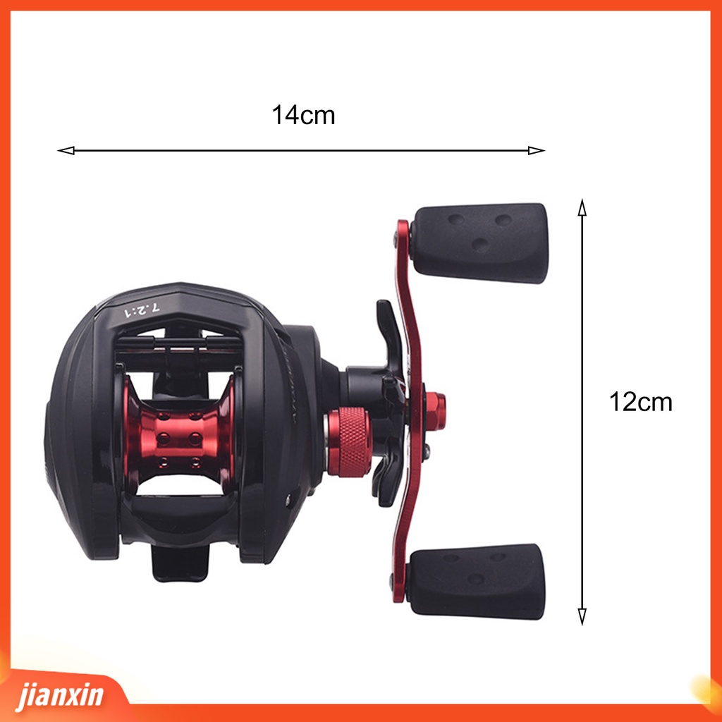 (In Stock) Gulungan Pancing Tahan Air ic Rem Metal 19 +2BB Axis Seafishing Baitcast Reel Untuk Pecinta Pancing