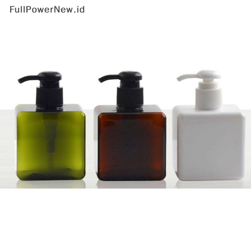 Power Botol Pump Kosong Plastik Dispenser 250ml Botol Shampo Cair Isi Ulang ID