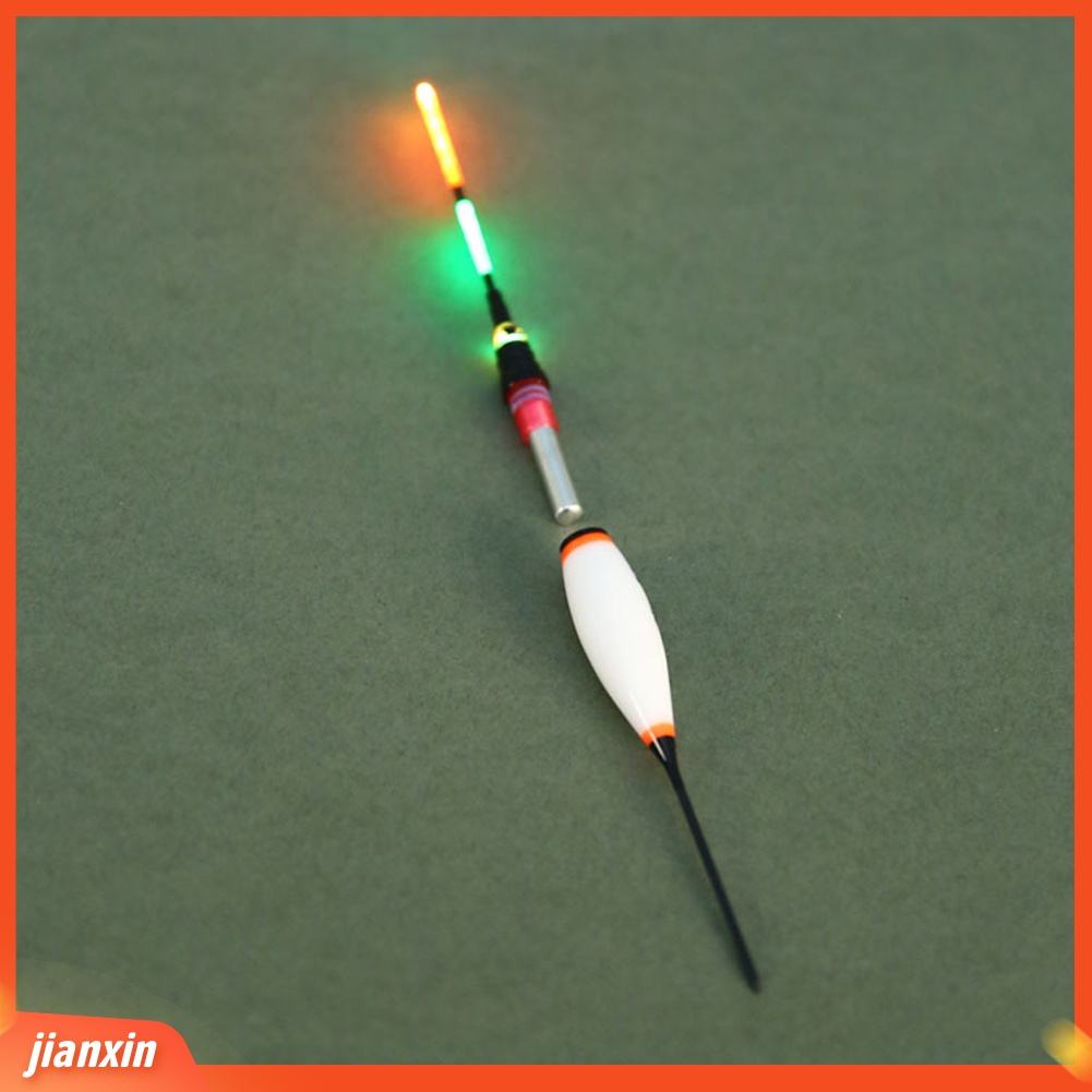 (In Stock) 3Pcs Bercahaya Lampu LED Elektronik Vertikal Malam Memancing Pelampung Bobber Pelampung