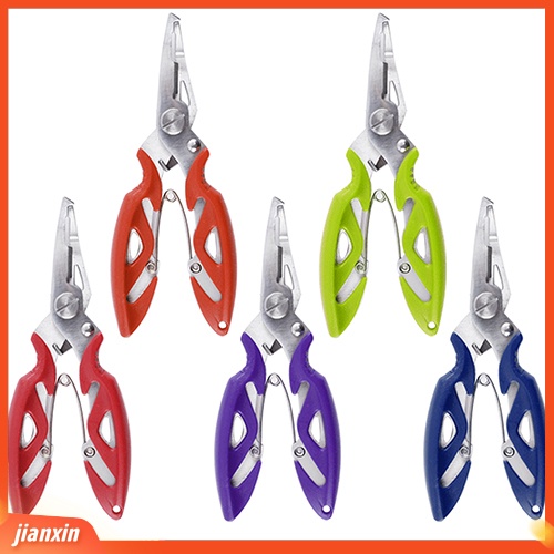 (In Stock) Fishing Scissors Plier Lure Line Hook Split Ring Cutter Lepaskan Alat Tackle Ikan