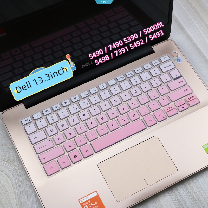 Cover Pelindung Laptop Slim Lembut Nyaman Dell 13.3inch 5490.7490inspiron 5390.5000fit 5498.7391 5492/5493keyboard Film Waterproof Silicone Cover Pelindung [ZK].