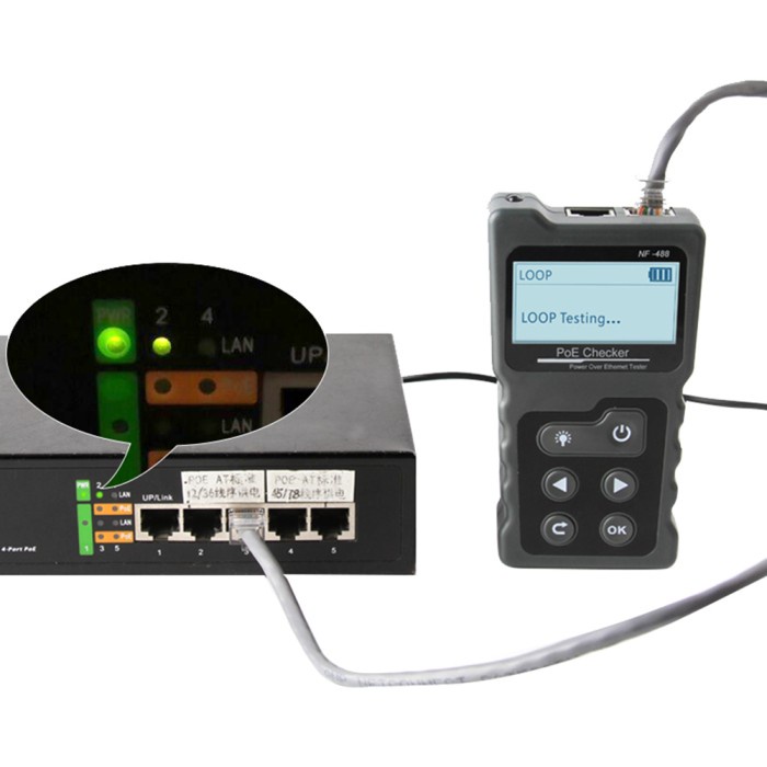 Noyafa NF-488 LAN Tester RJ45 POE Digital NF488 M