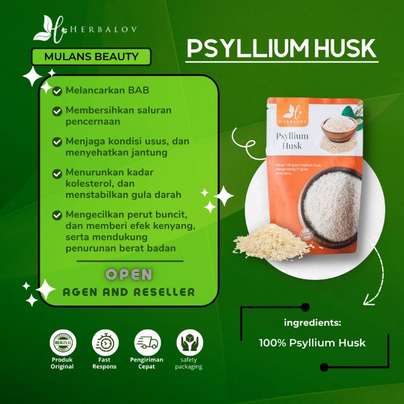 

PSYLLIUM HUSK HERBALOV PREMIUM | PHYSILIUM HUSK DIET || PHYSILIUM HUSK PREMIUM || PHYSILIUM HUSK ORIGINAL HERBALOV BPOM