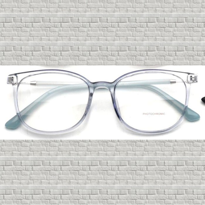 paket kacamata progresif blueray UV 420% - Biru, Prog-MC 400%uv