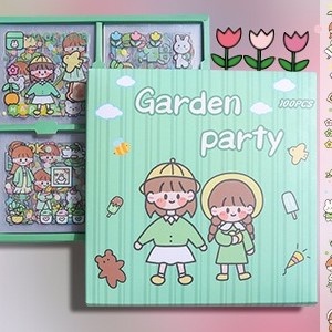 

STIKER 100 Lembar / Set Stiker Transparan Motif BEAR Kartun Anti Air Untuk Dekorasi Handbook stiker momo