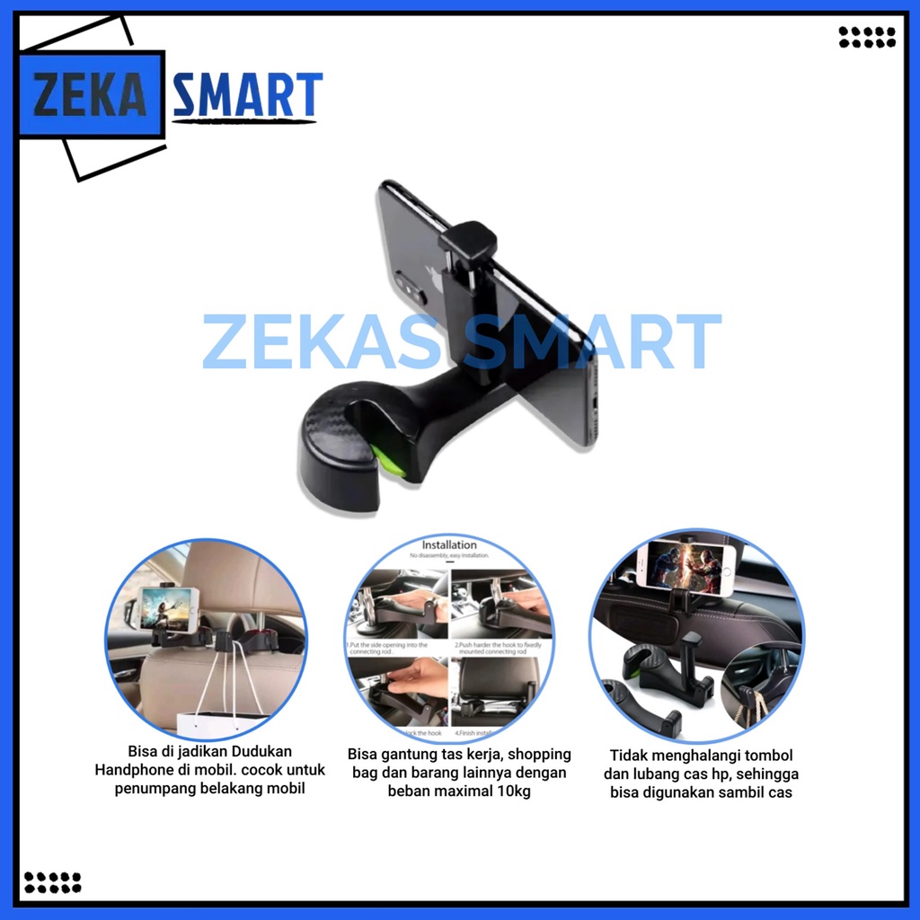 Holder Tablet Dan HP Jok Mobil Universal Stand Holder