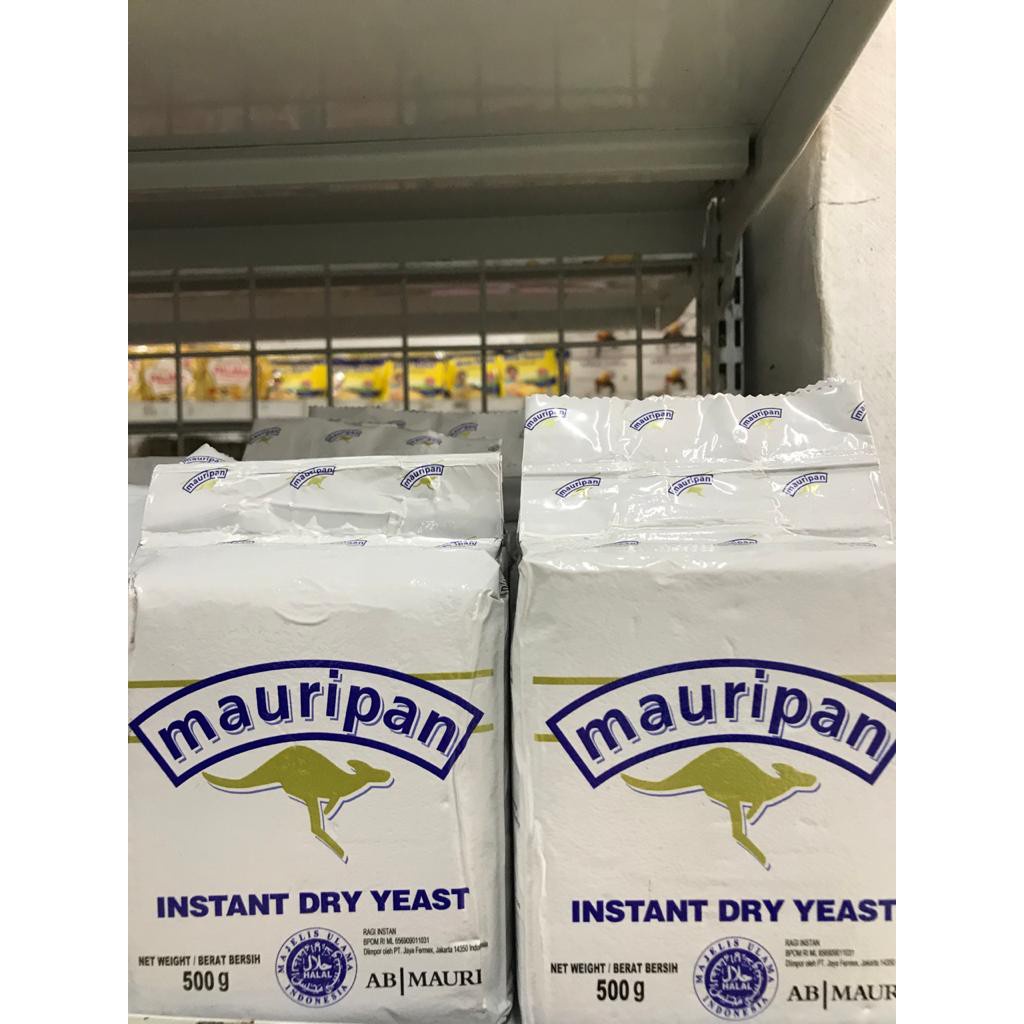 

Mauripan Kangguru Import Instant Dry Yeast 500gr / Mauripan Ragi Instan