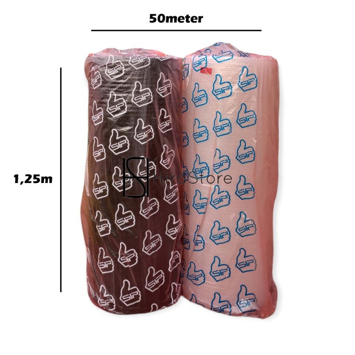 

Bubble wrap 50m x 1.20 Tebal lebih dari 3.3 kg SICEPAT - SIP 3 kg Bening