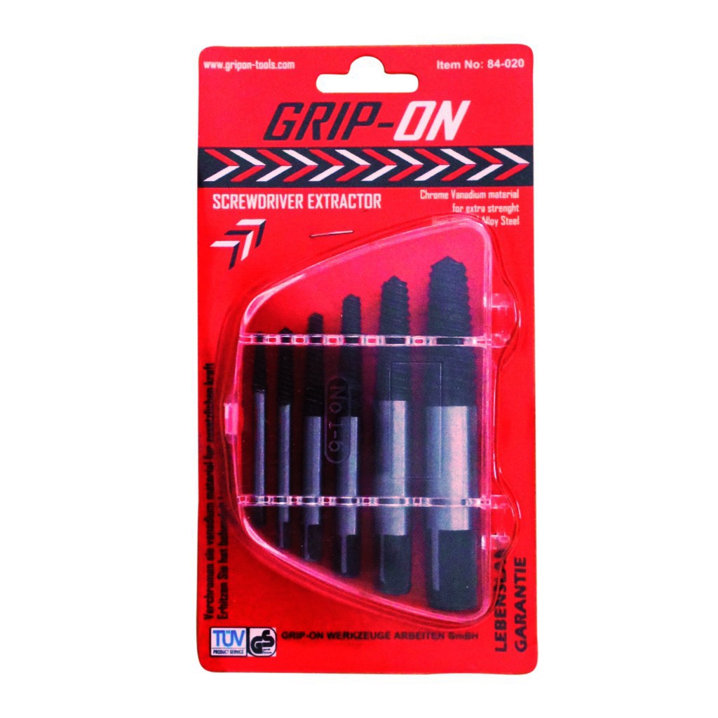 Screw Extractor GRIP ON Hand Tap Balik Pembuka Baut Rusak, alat pembuka baut slek dol patah - Screw 