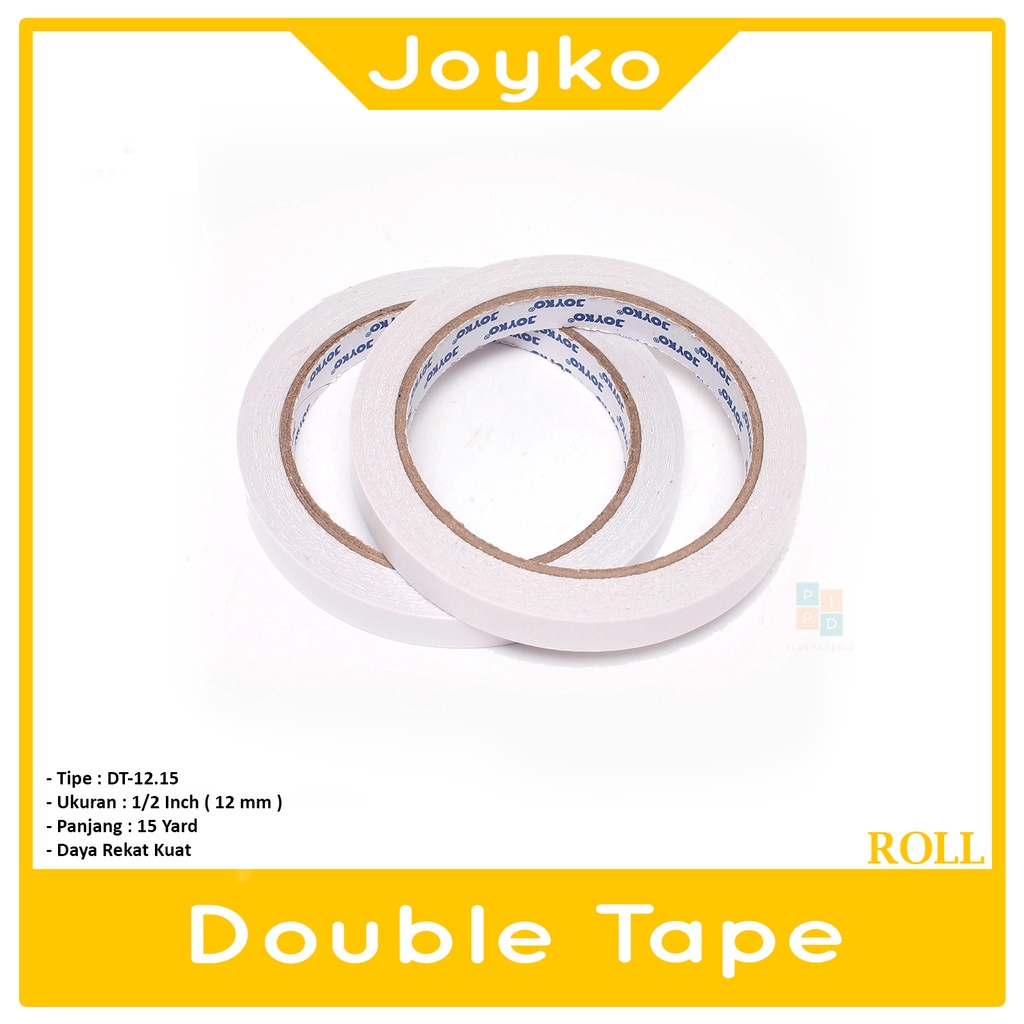 

JOYKO - Double Tape 1/2 Inch - 12mm x 15 yard - Roll