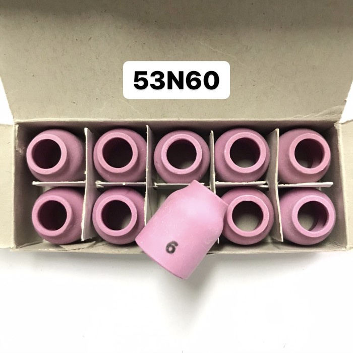 Keramik Argon 53N60 No.6 Ceramic Tig Torch WP9 WP20 Alumina Nozzle