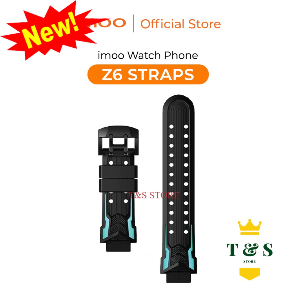 Produk Baru IMOO Z6 STRAP WATCH PHONE ORIGINAL TALI JAM TANGAN SMARTWATCH RUBBER