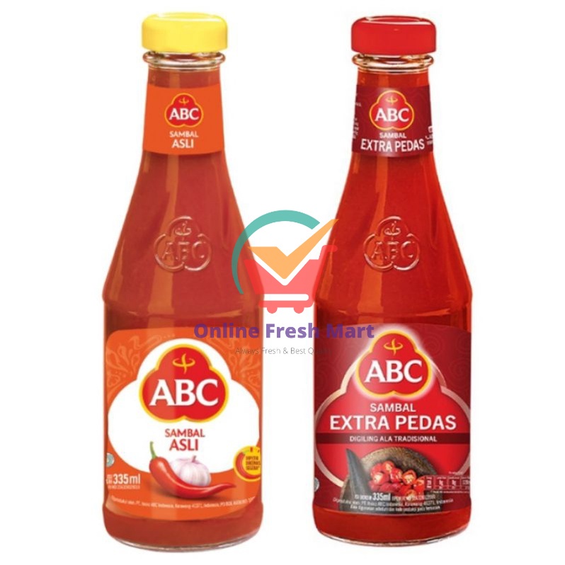 

(kirim instant) ABC Sambal Asli Extra Pedas Botol Beling 335ml - Online Fresh Mart Denpasar
