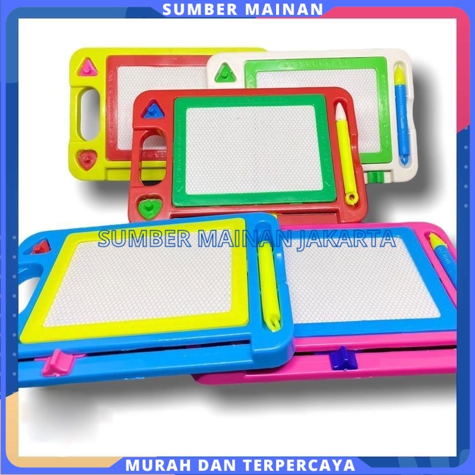 

Mainan Anak Papan Tulis Magnet Hapus Drawing Magic Board Untuk Belajar Menulis
