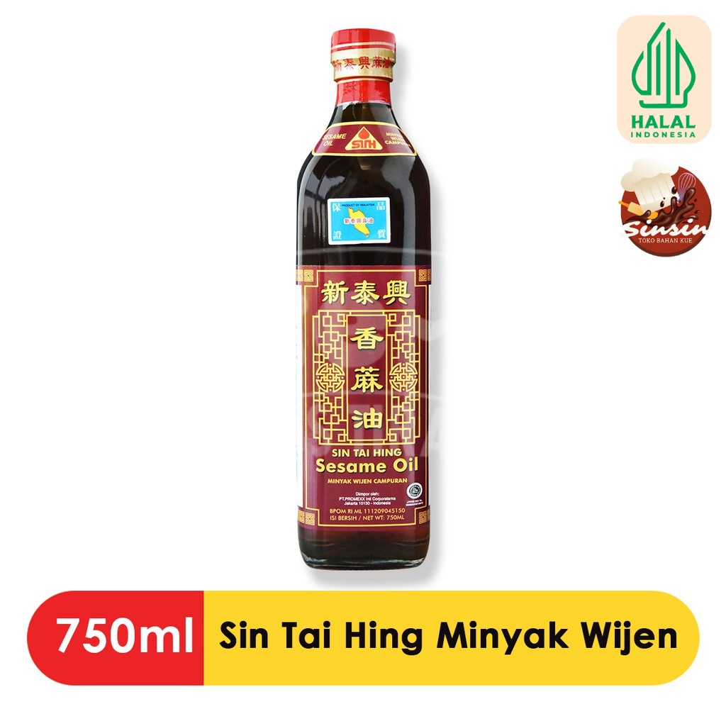 

Minyak Wijen SIN TAI HING [750 mL HALAL
