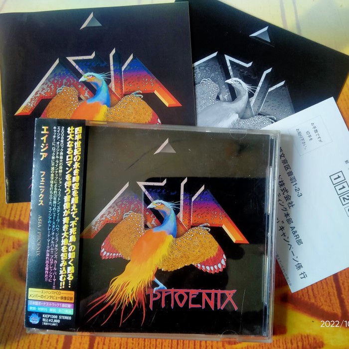 CD ASIA PHOENIX JAPAN OBI FREE STIKER