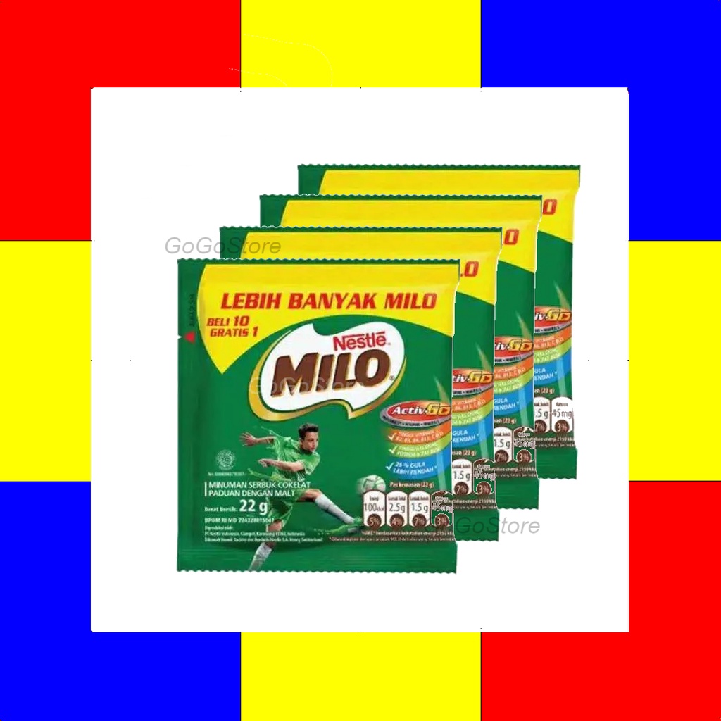 

4 Sachet SUSU MILO 22 gram [GOGO]