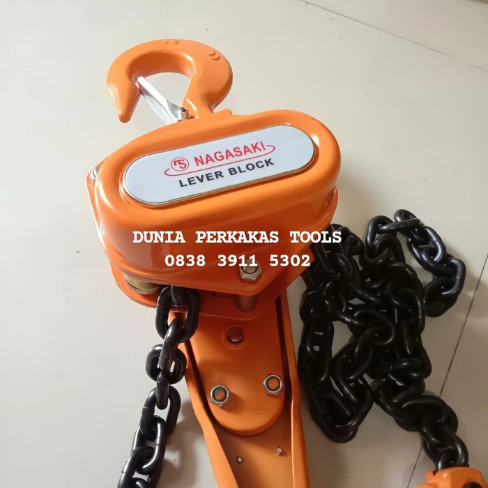 Original NAGASAKI Lever Block 9 Ton x 1.5 Meter Made in Japan