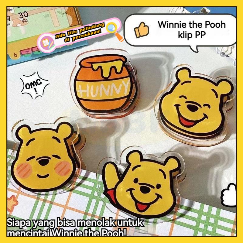 

⭐ MKBK ⭐ Winnie The Pooh Klip Paper Clip Klip Binder Clip Acrylic Penjepit Kertas Penjepit Serbaguna Akrilik Penjepit Klip Kertas Cartoon Clip Cute Clip
