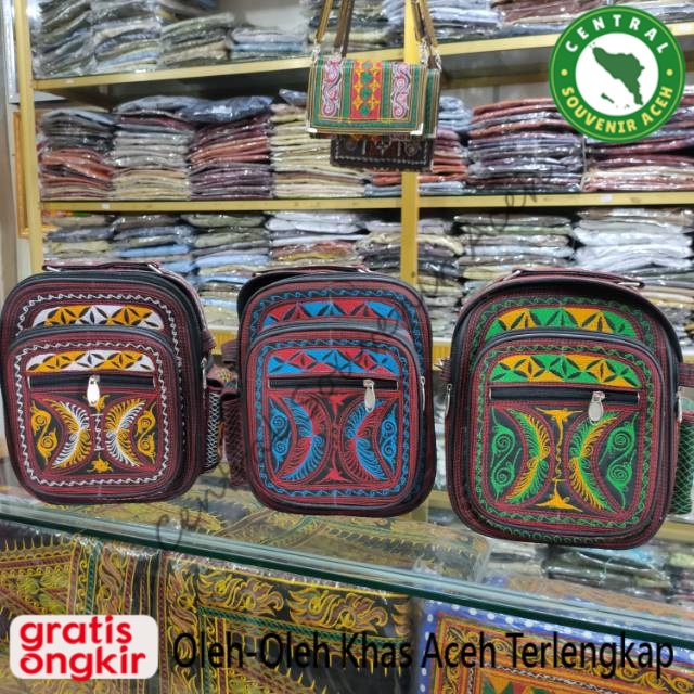 TAS SELEMPANG ACEH/ CEWEK & COWOK / tas Aceh selempang