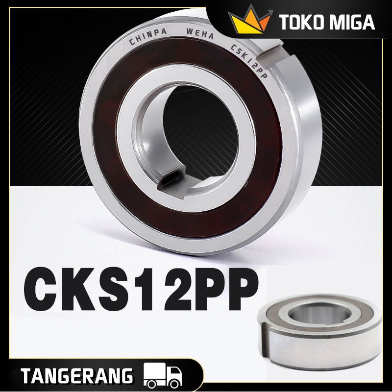 Dual Keyway Bearing One Way Bearing CSK12PP 12 x 32 x 10mm