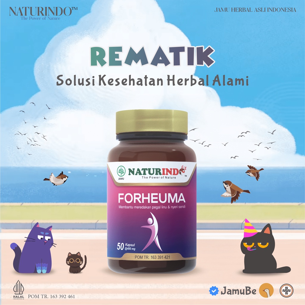 

Obat Rematik Rhematik Nyeri Sendi Otot Persendian Asam Urat Pegal Linu Encok Herbal Ampuh Forheuma