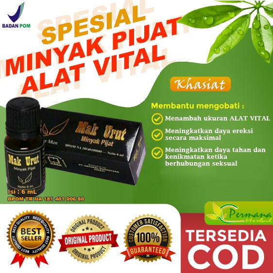 Bisa Bayar Di Tempat // COD Minyak~Mak Urut NASA~Original Obat pembesar Vtal Pria Aman Tanpa Efek Sa