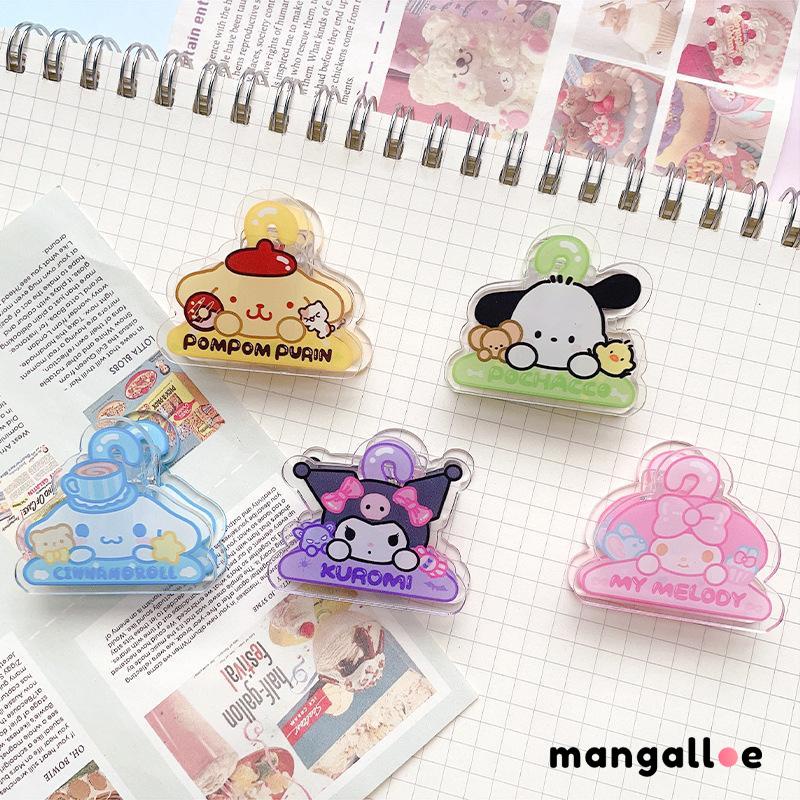 

Cute Sanrio PP Clip Girlish Heart Cartoon Sealing Clip Klip Multifungsi -MG