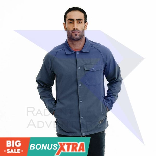 Jaket EIGER1989 SALAMANCA COACH Jacket Navy 91000 5765  Original AWET MURAH KECE