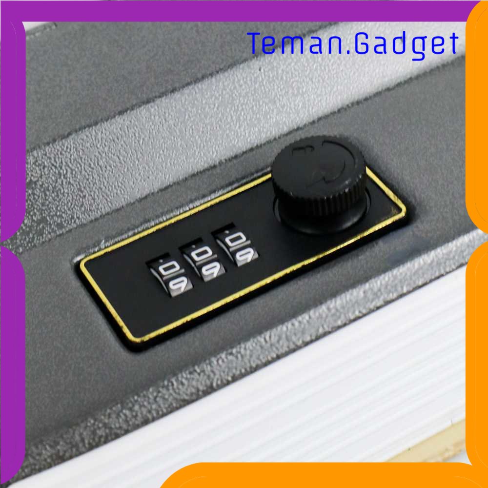 TG - KTK HOMESAFE Kotak Buku Novel Security Box Key Lock Size S - DHZ003