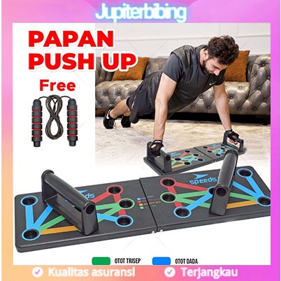 Hand Gripper Exercise Push Up Stand Home Gym Alat Olahraga Fitness