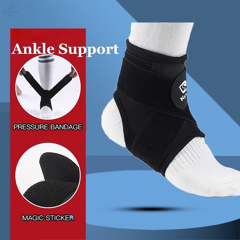 3d Compression Ankle Strap Gym Ankle Support Brace Basket Voli Kebugaran Pelindung Tumit Olahraga Ankle Brace