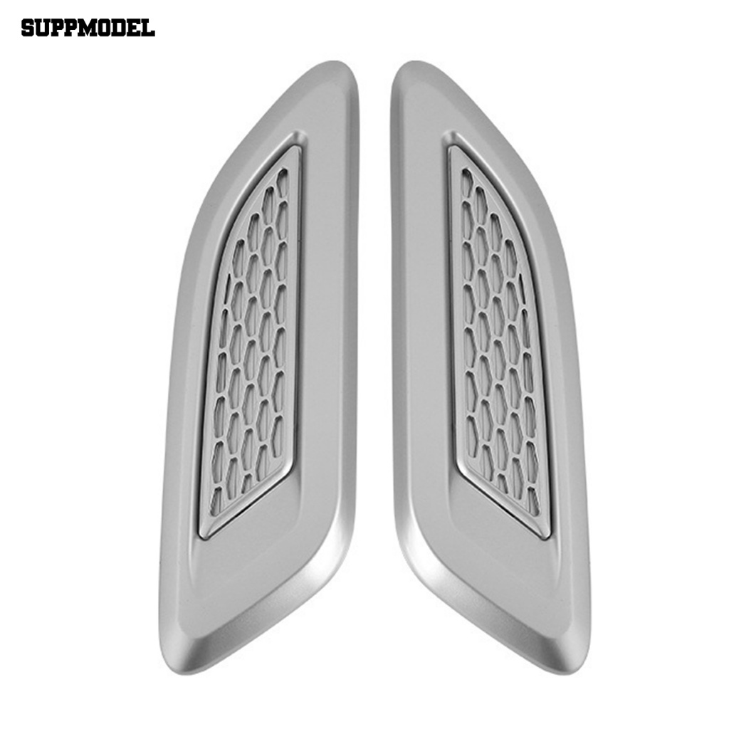 Suppmodel 2Pcs Stiker Lis Mesin Viskositas Kuat Untuk Audio Air Intake Flow Vent Fender Cover Stickers Anti Gores