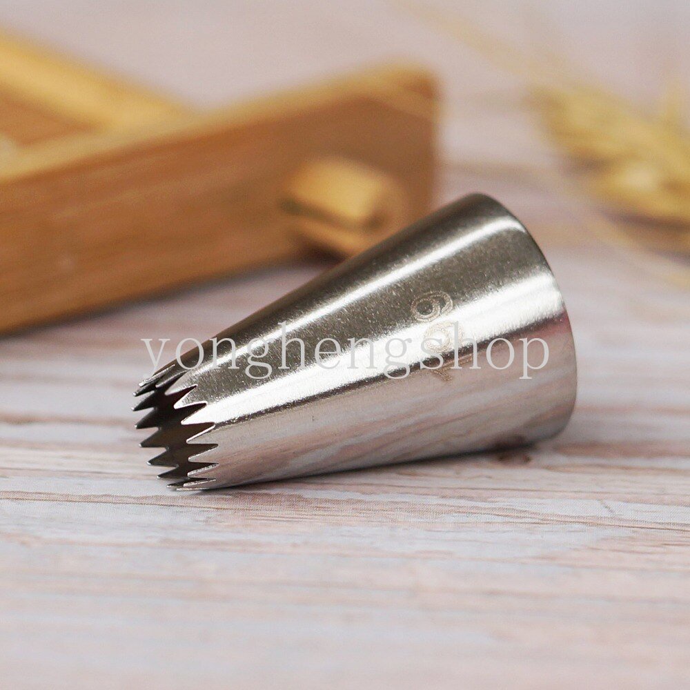 199# Rusia Icing Piping Nozel Dessert Fondant Alat Dekorasi Kue Cupcake Pastry Cream Tips Stainless Steel Nozzle Dapur Baking Gadget