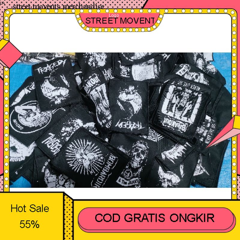 READY FREE STIKER grosir emblem patch,emblem band punk,emblem metal,emblem underground,emblem kotak,
