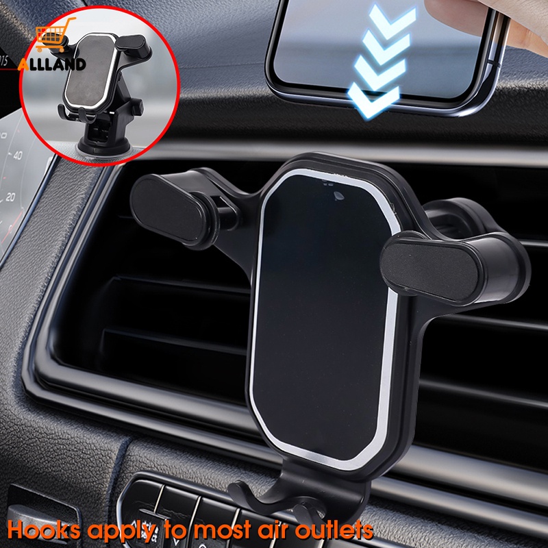 Mobil Dashboard Suction Cup Type Stretchable Mobile Phone Holder/Ventilasi Otomotif Tetap GPS Stand/Kendaraan Segitiga Gravity Anti-Slip Phones Bracket