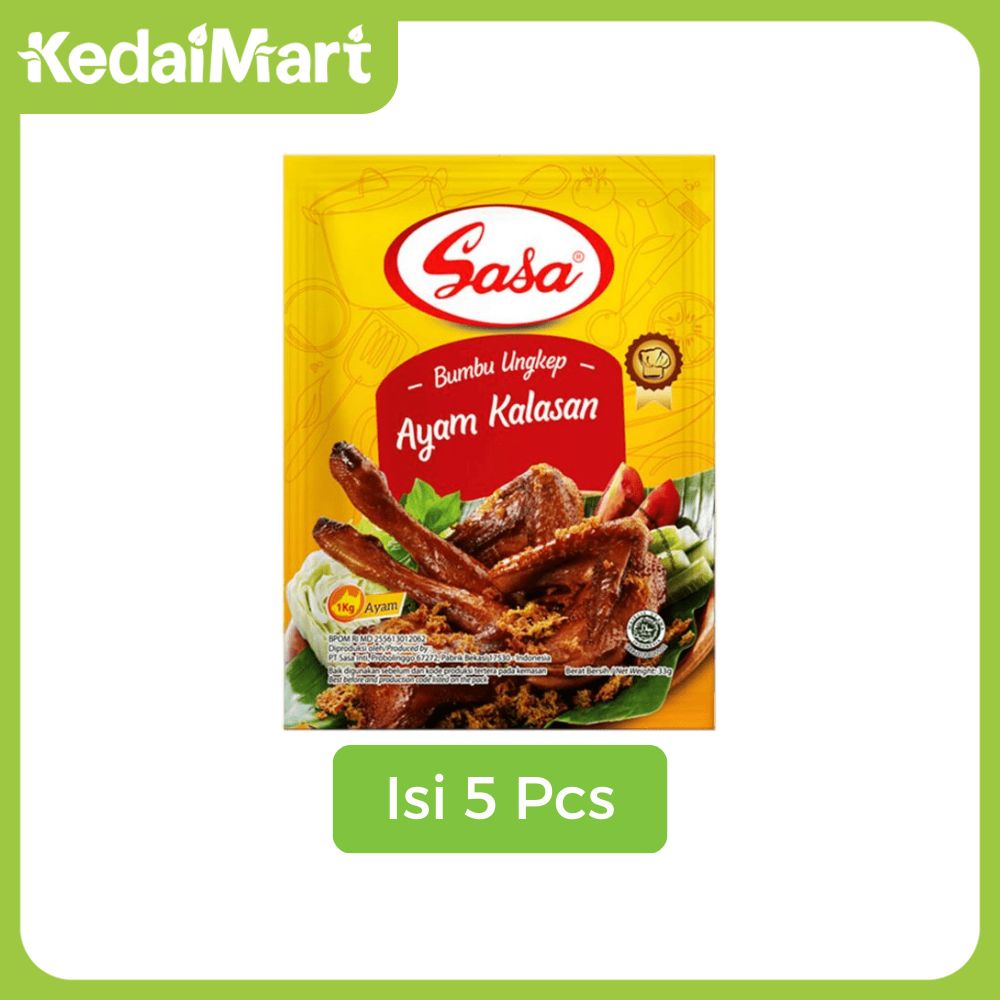 

KM Paket Sasa Bumbu Ayam Kalasan 33 Gram x 5