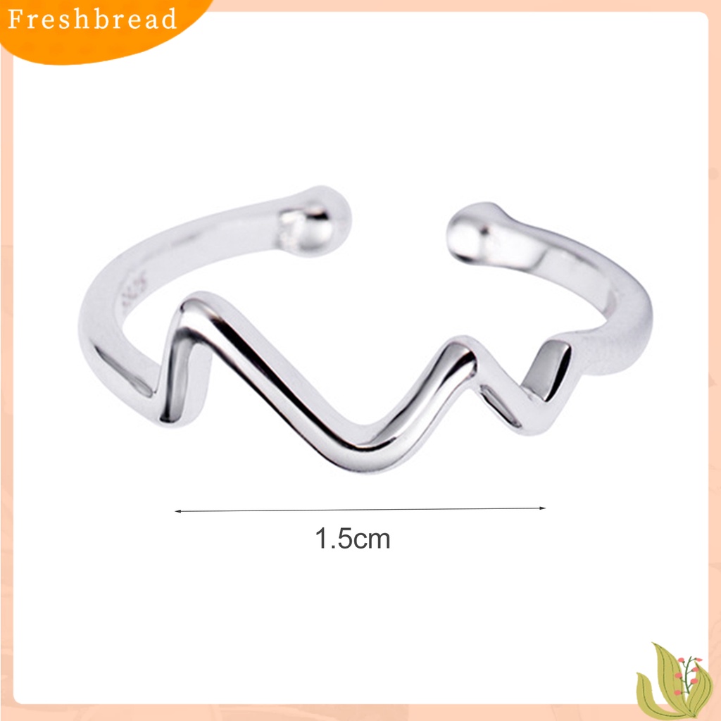 &lt; Freshbread &gt; Cycle Ring Universal Colorfast Tahan Lama Trendy Finger Ring Untuk Pernikahan